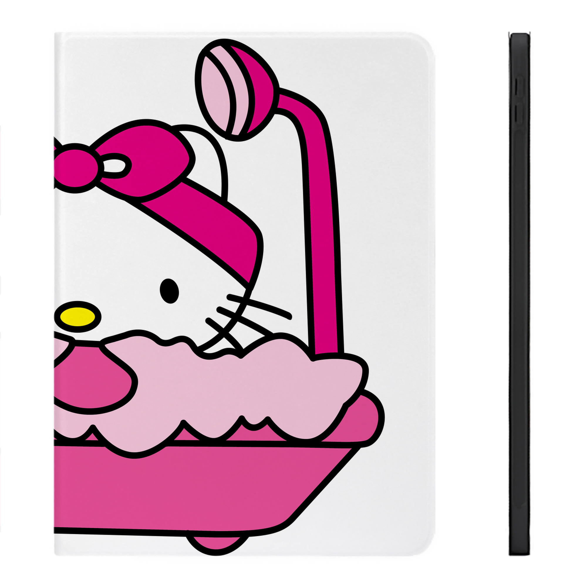 （画像用） Hello Kitty ハローキティ IPadケース ペンホルダー付き ブックスタイルデザイン